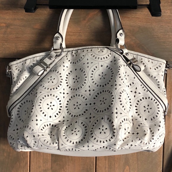 White leather Coach handbag - Picture 3 of 7